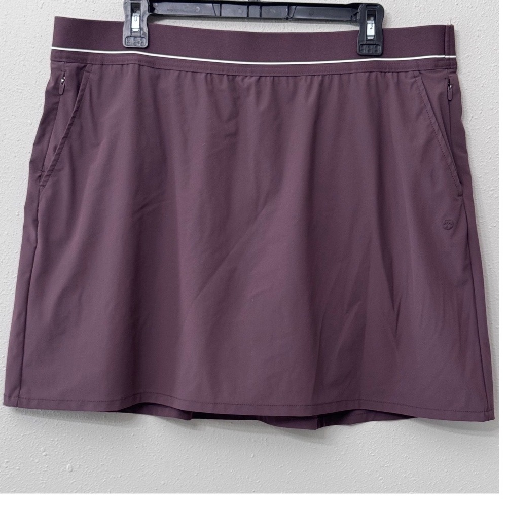 Soybu Resort Skort Womens size XL Plum Purple Activewear Tennis Golf Pickleball